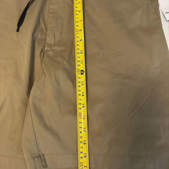 NWT Goodfellow Co Shorts Men Size 42 Khaki Tech Shorts - Picture 6 of 10